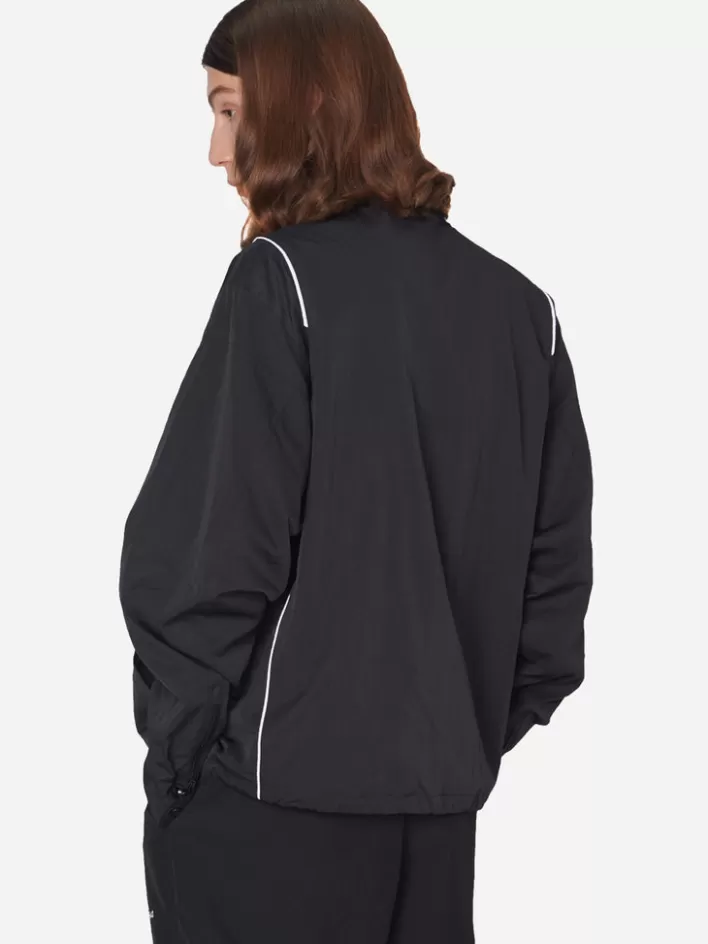 Best C2H4 001 - Mtro Piped 3M Reflective Track Jacket Black