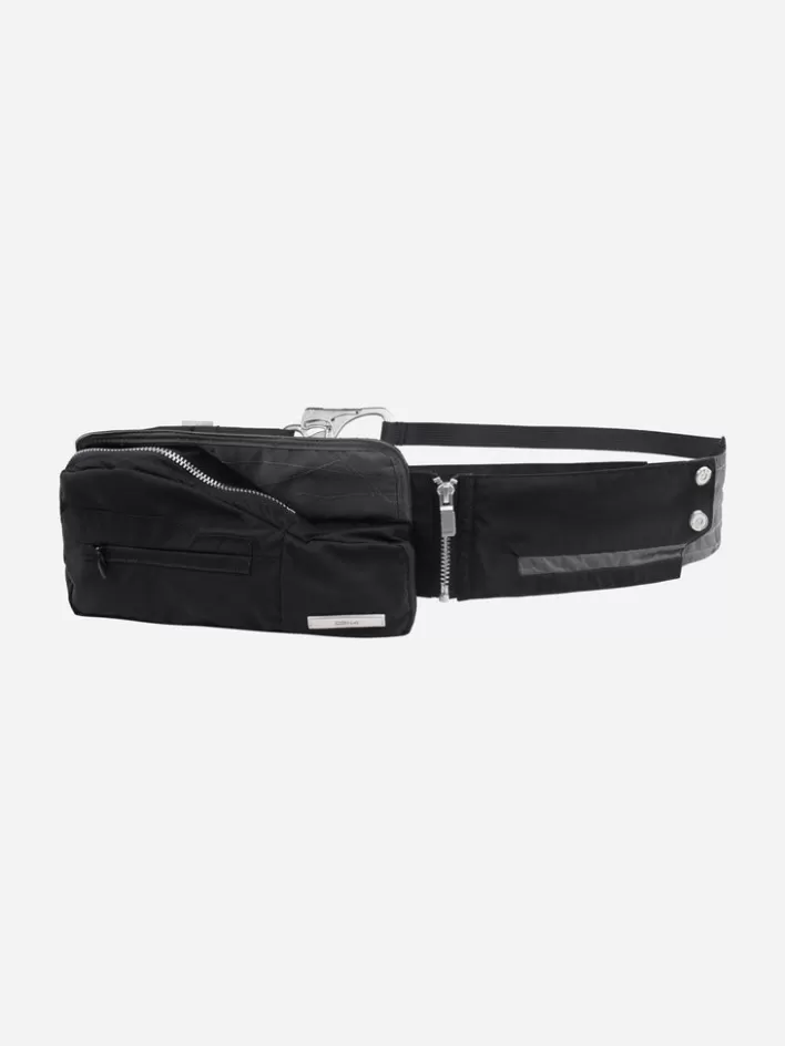 Clearance C2H4 001-X - Tactical Double Bands Belt Bag Black