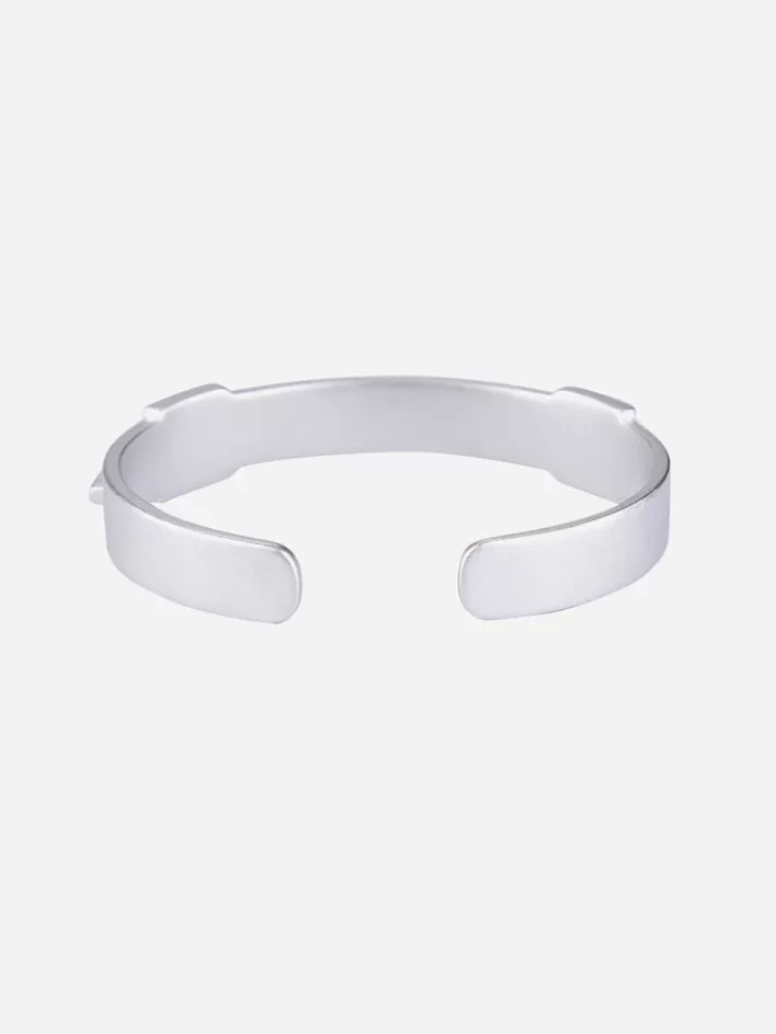 Sale C2H4 001-X Stereoscopic Bracelet Silver