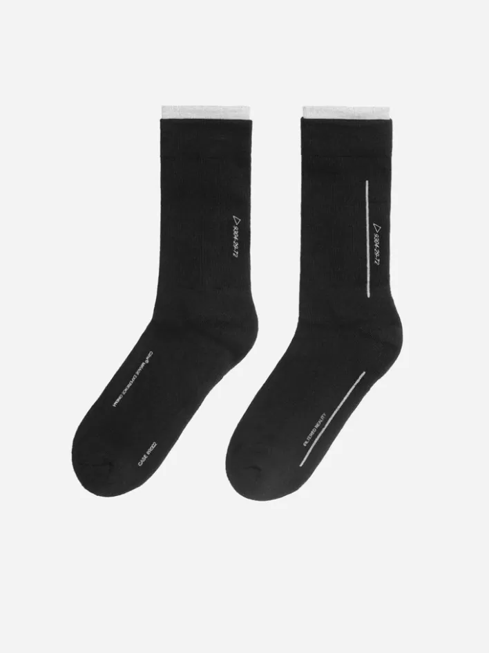 Cheap C2H4 002 - Double Cuffs Socks Dark Gray