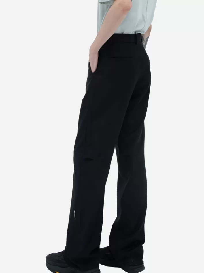 Best C2H4 002 - Folded Waist Tailored Trouser Black