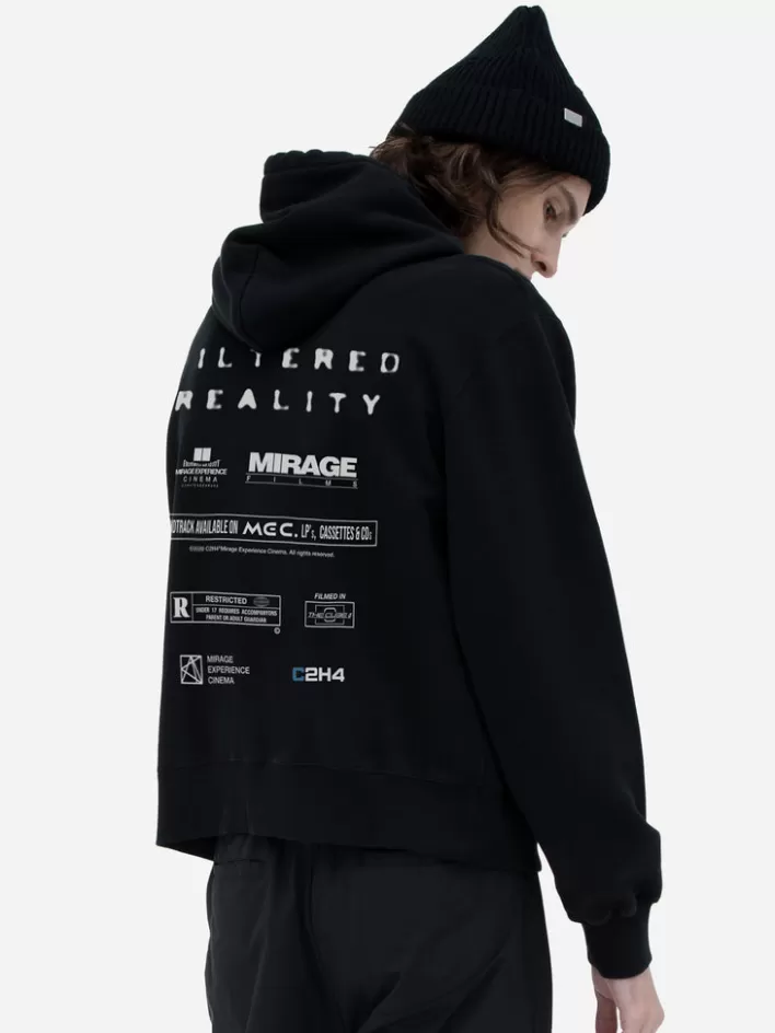 Clearance C2H4 002 - Mec Logo Hoodie Black