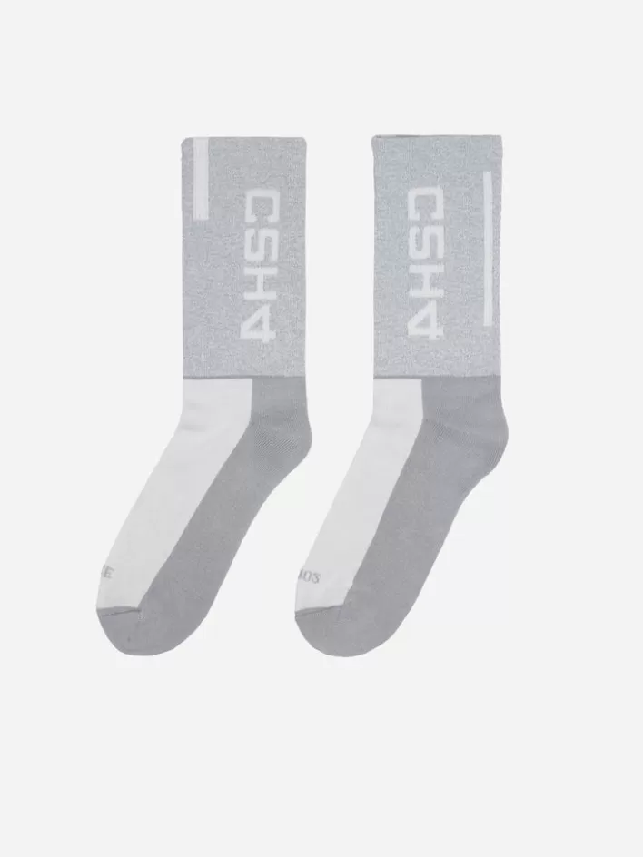 Outlet C2H4 002 - Reflective Knit Socks Gray