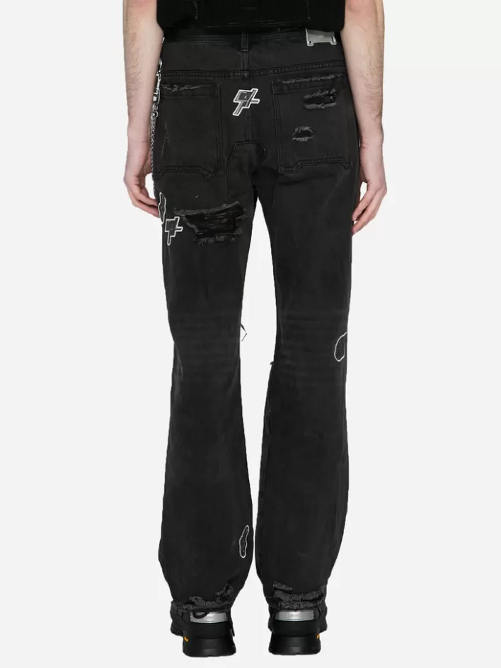 Best C2H4 003 - Ruin Distressed Chaos Jeans Dark Gray