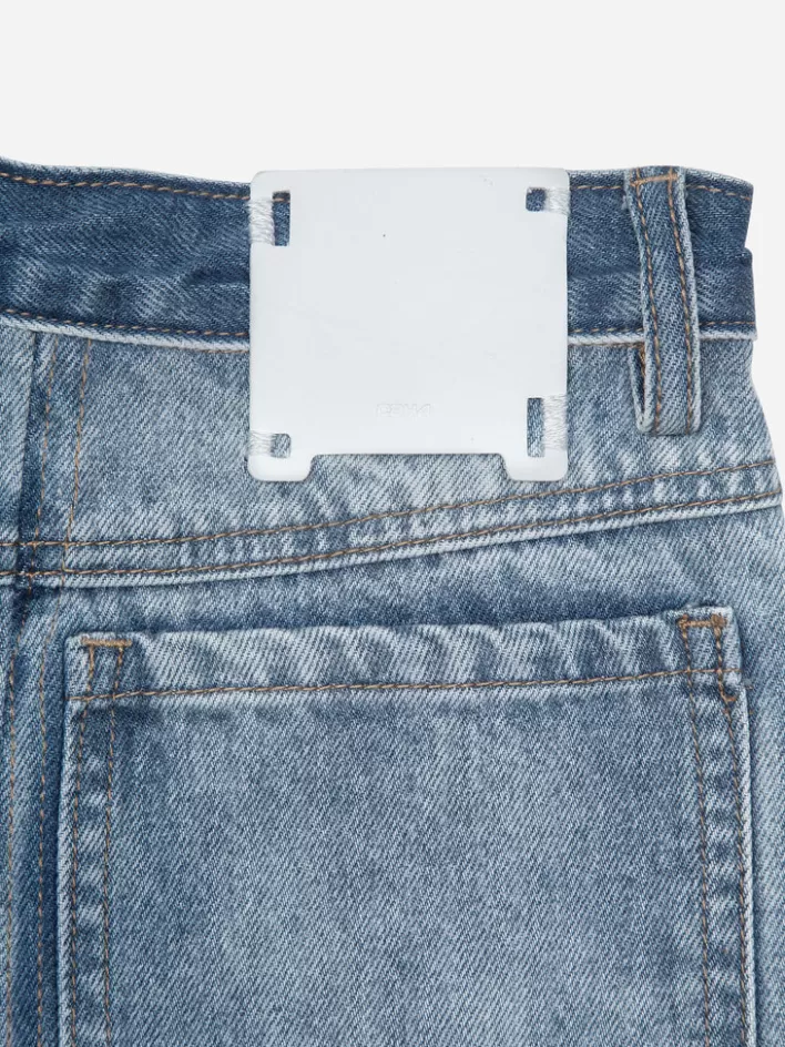 Best Sale C2H4 004 - Panelled Faded Vintage Jeans Faded Blue