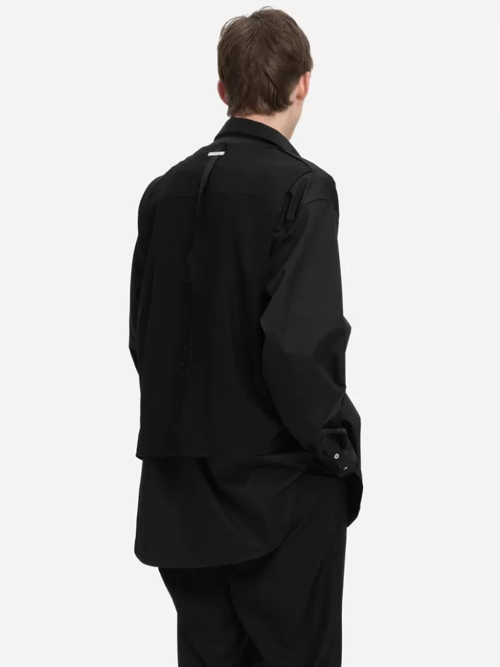 Sale C2H4 004 - Tailored Intervein Two Pieces Shirt Solemn Black