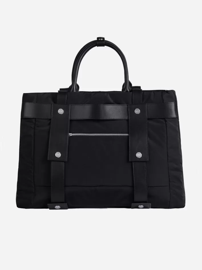 Flash Sale C2H4 004 - Tech Nylon Padded Tote Bag Vanward Black