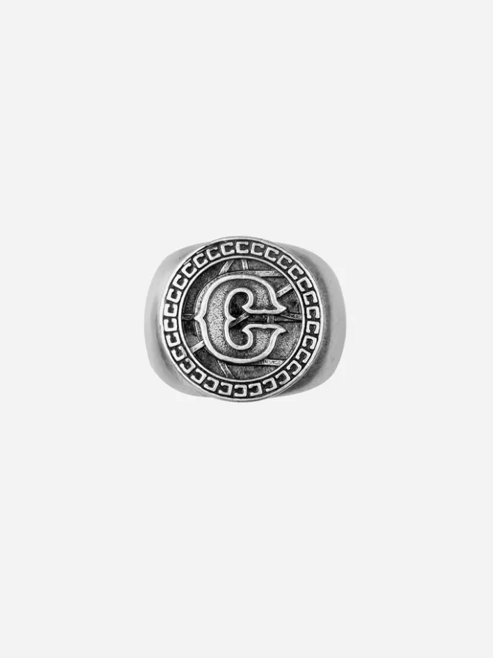 Best C2H4 005 - Emblem Badge Ring Sliver