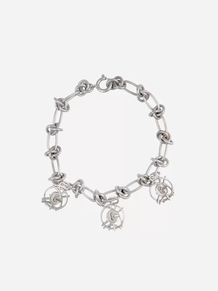 Online C2H4 005 - Emblem Bracelet Metal Silver