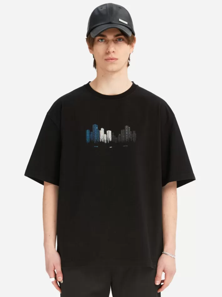 Best C2H4 005 - "Future City Uniform" T-Shirt Solemn Black