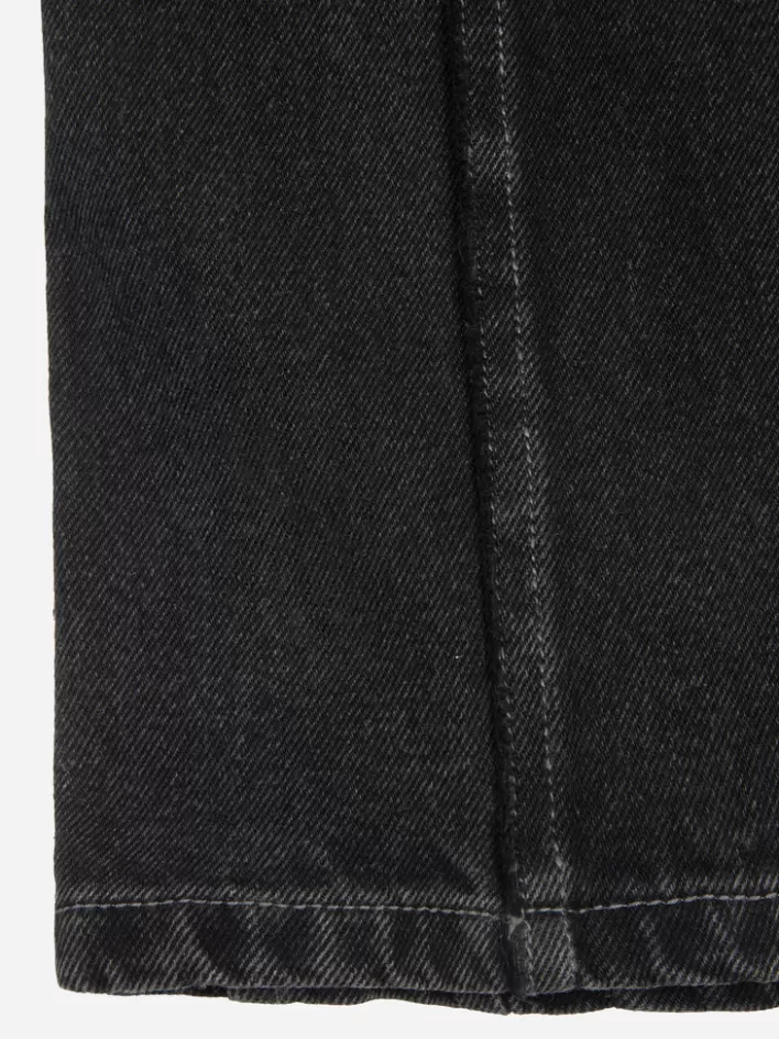 Store C2H4 005 - Stagger Streamline Arch Raw Edge Jeans Faded Black