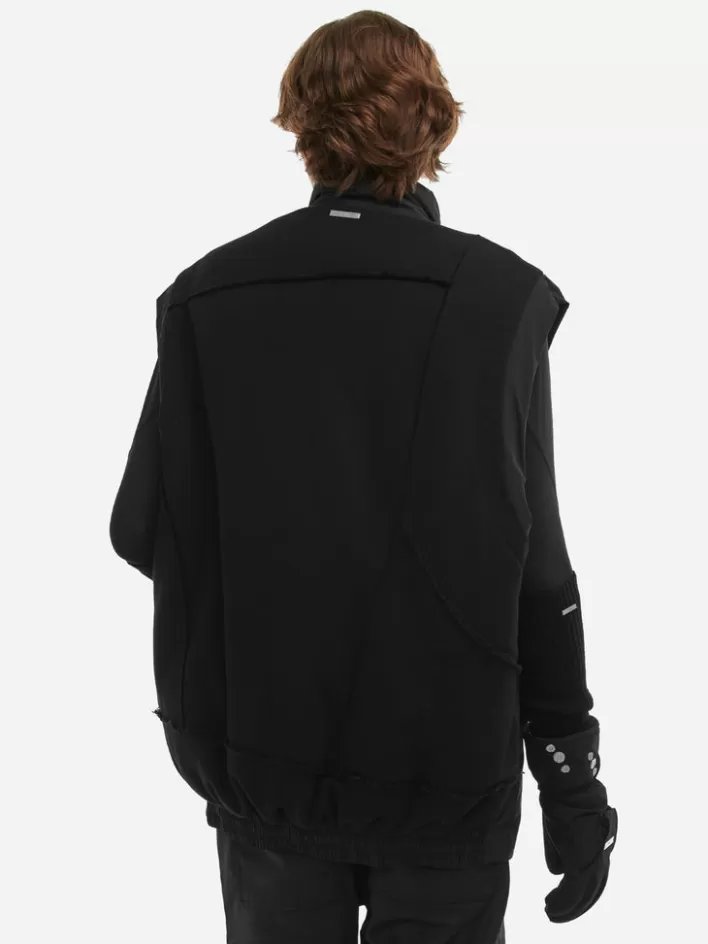 Outlet C2H4 006 - Hybrid Bomber Vest Black