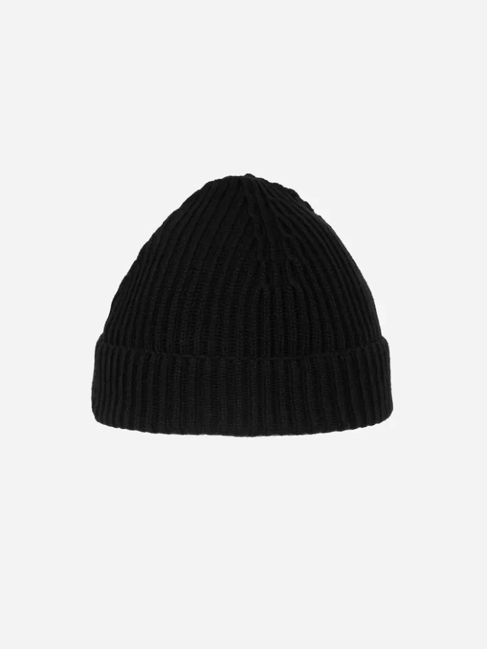 Sale C2H4 006 - Knit Covert Beanie Cap Black