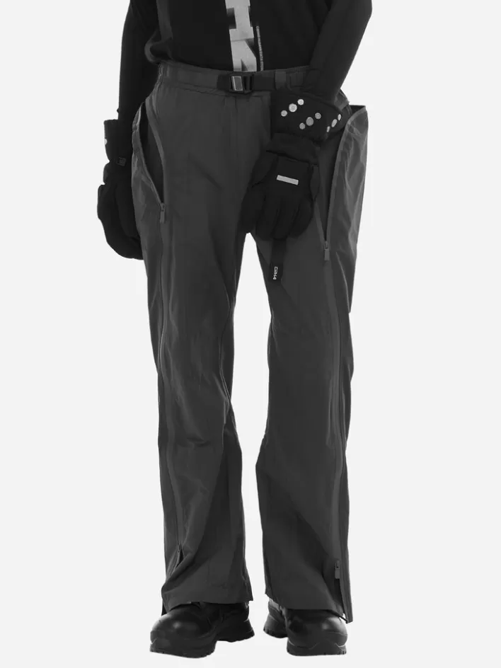 Best Sale C2H4 006 - Stereoscopic Zippered Ski Pants Gray