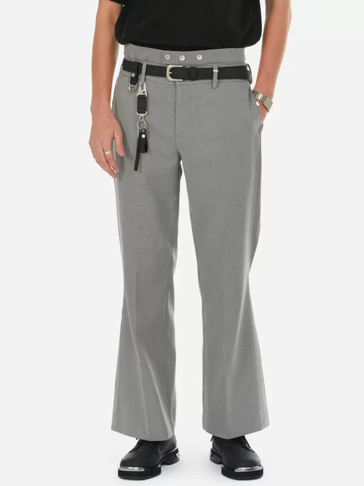 Shop C2H4 007 - Corbusian Tailored Trousers Formal Gray