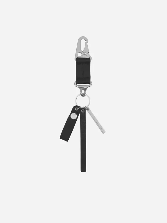 Outlet C2H4 007 - Enfilade Key Ring Silver&Black