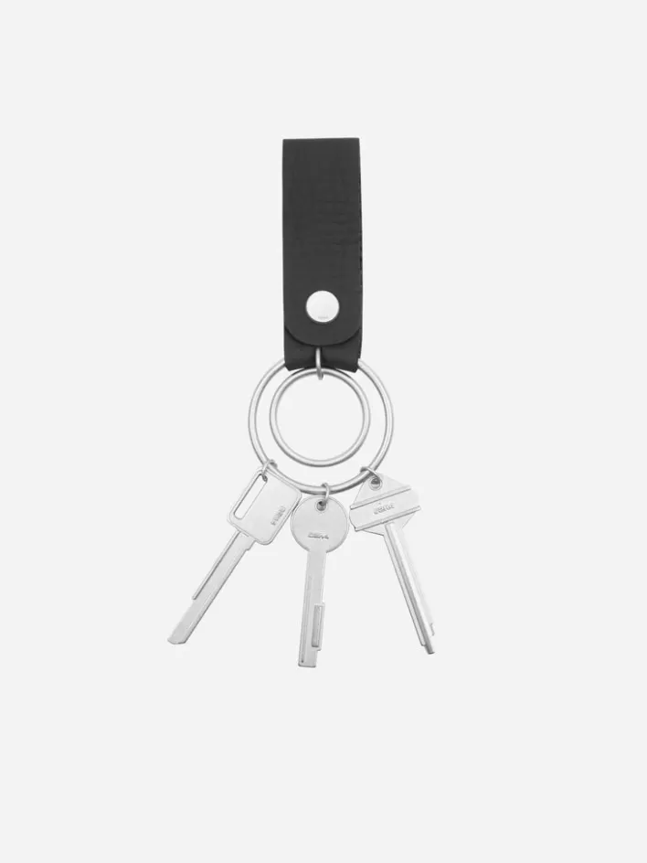 Sale C2H4 007 - Kazimir Key Ring Silver/Black