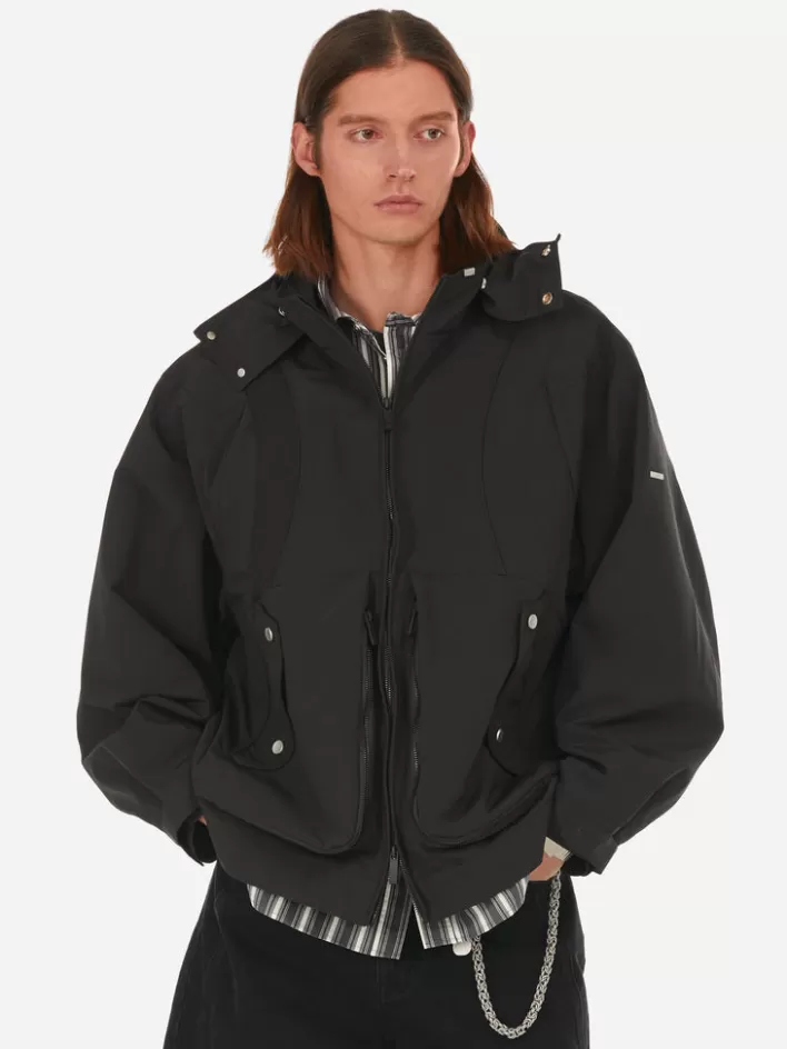 Cheap C2H4 007 - Shelter Windbreaker Solemn Black