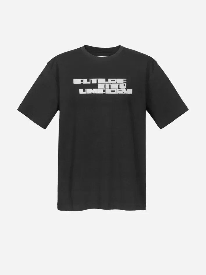 Sale C2H4 008 - "Fcu" T-Shirt Black