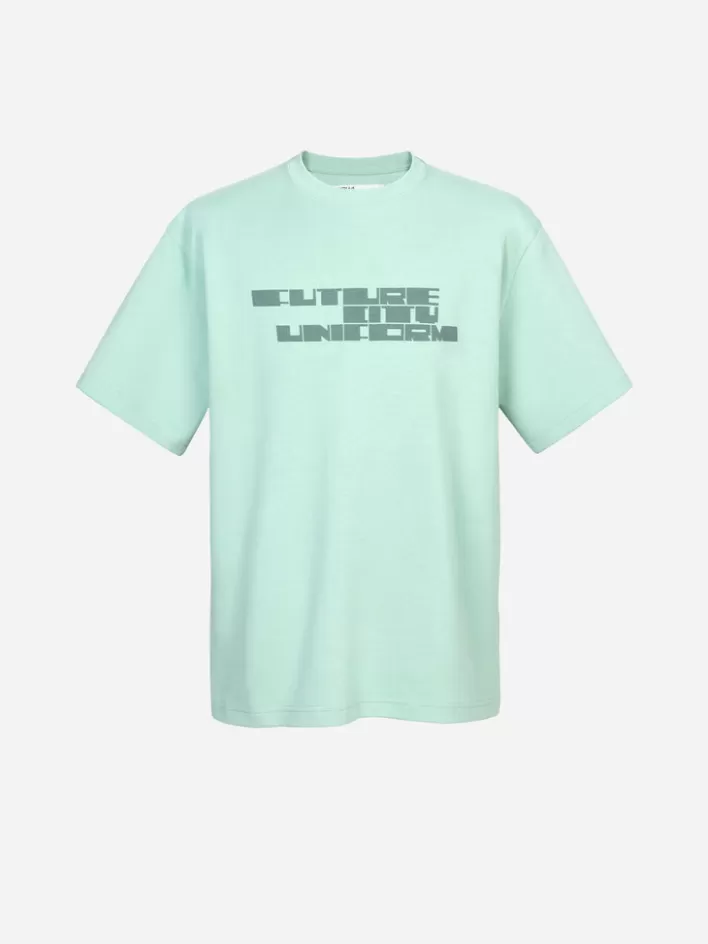 Clearance C2H4 008 - "Fcu" T-Shirt Misty Blue