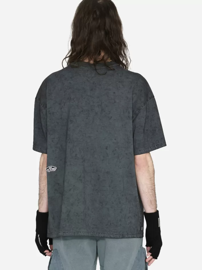Best C2H4 ® X Vans Vol.2 Off The Wall Oversized Short Sleeve Tee Dark Grey