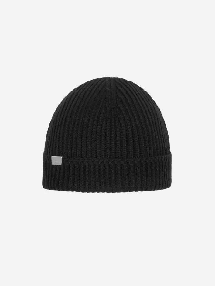 Best Sale C2H4 Staff Uniform Knitting Beanie Black