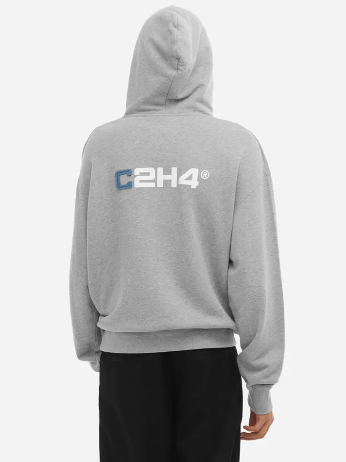 Store C2H4 Staff Uniform Logo Hoodie Gray