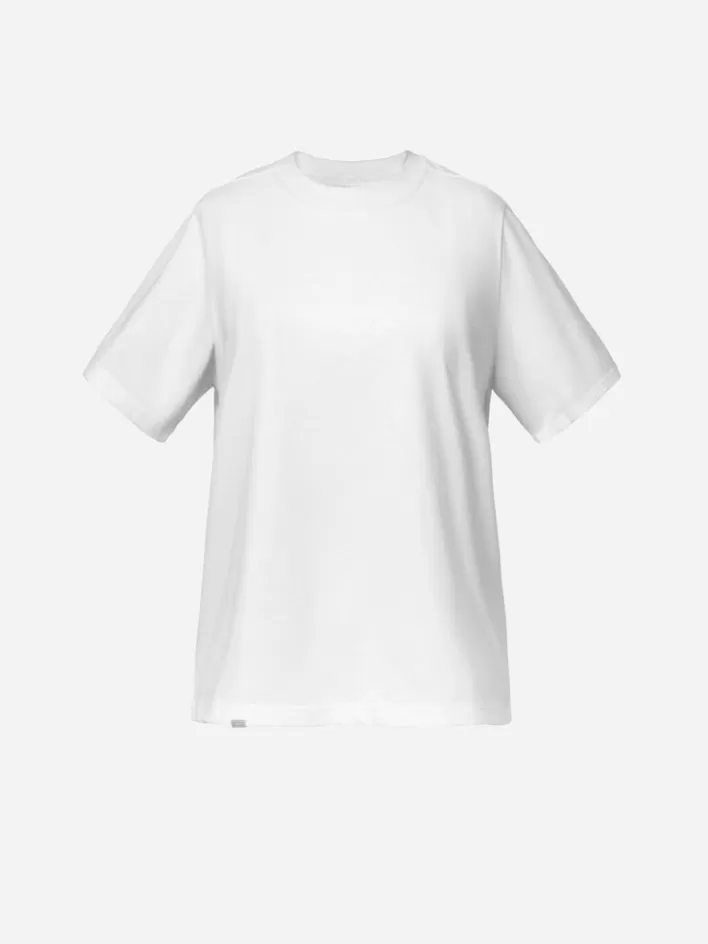 Sale C2H4 Staff Uniform Shoulder Interlaced T-Shirt White