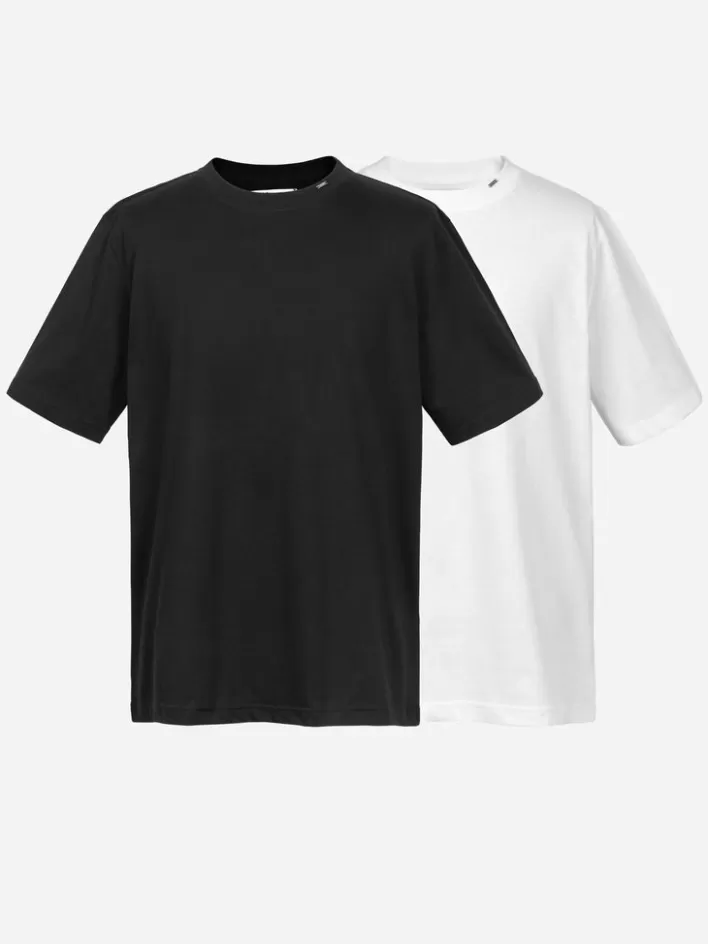 Cheap C2H4 Staff Uniform Standard 2-Pack T-Shirts Black&White