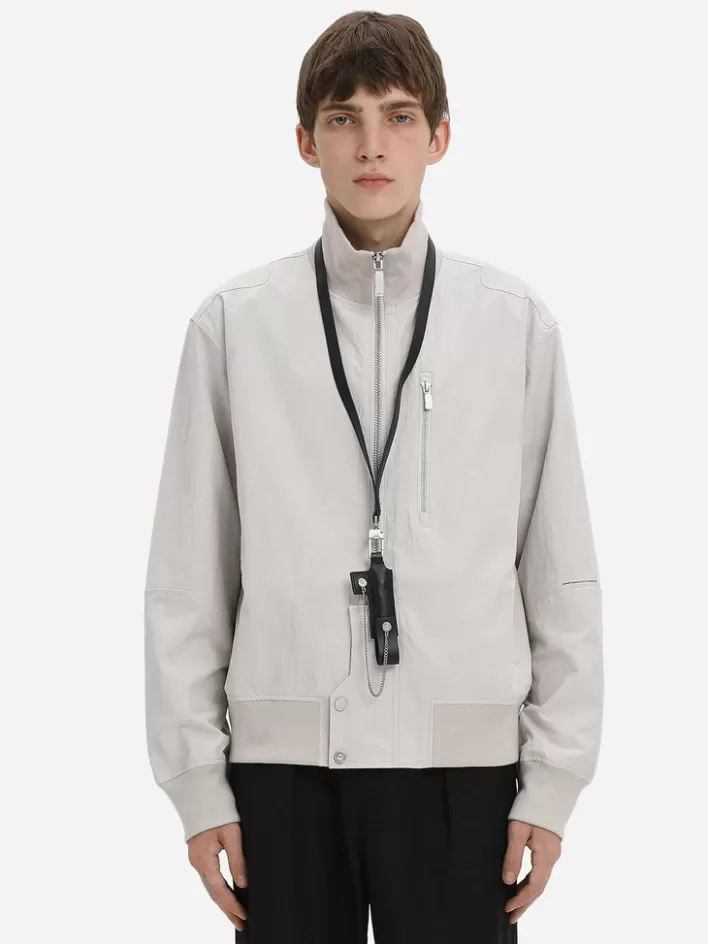 Hot C2H4 Staff Uniform Standard Jacket Light Gray