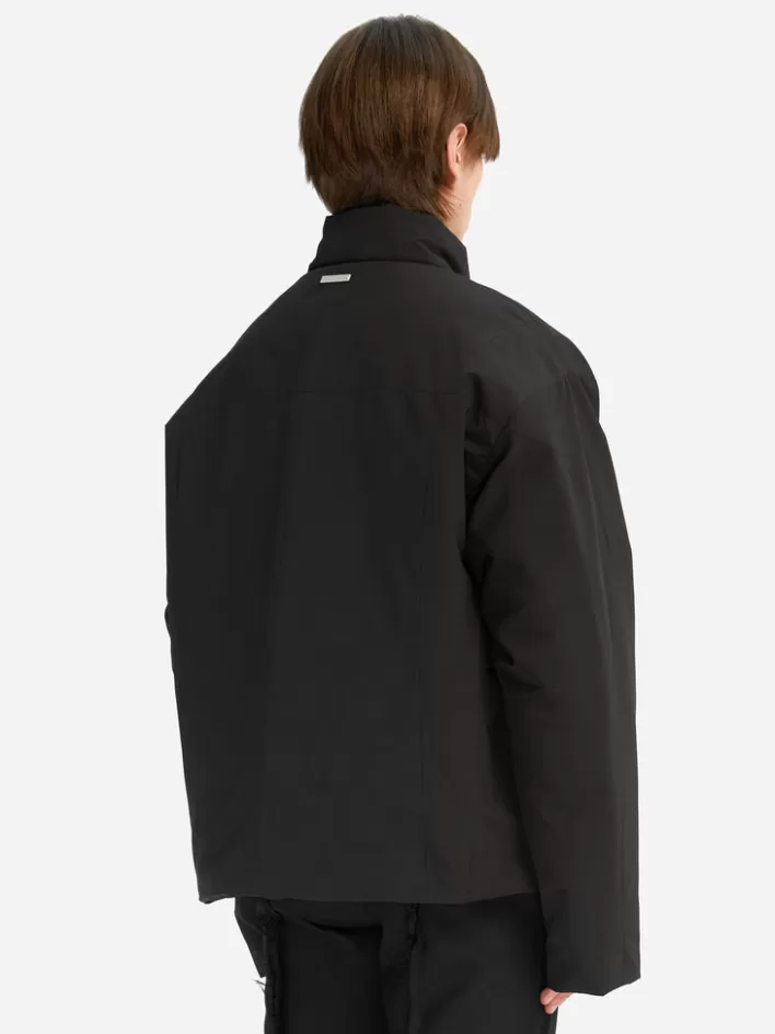 Discount C2H4 Staff Uniform Streamline Quilted Jacket Black