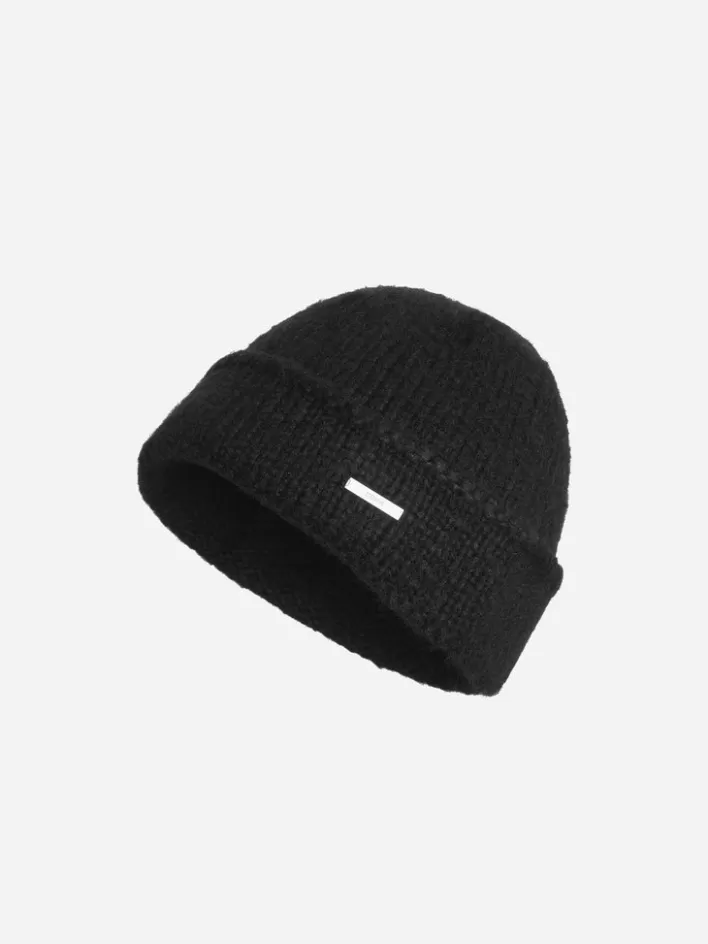 Outlet C2H4 Staff Uniform Tagged Knit Covert Beanie Black