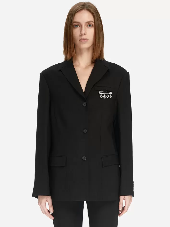 Outlet C2H4 Staff Uniform Tailored Jacket Solemn Black